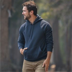 NWT FLINT AND TINDER 10-Year Pullover Hoodie in Navy Size XSmall